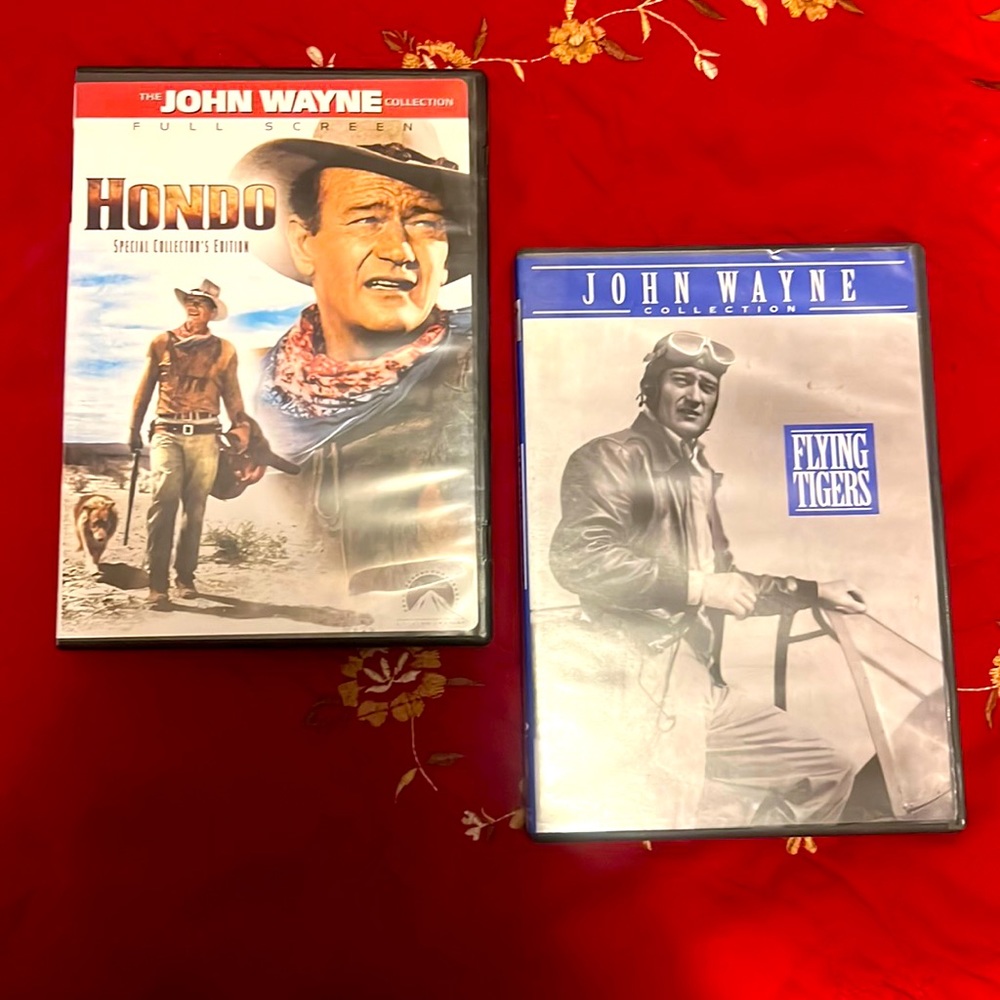 🔥JOHN WAYNE COLLECTION 2 DVD LOT/BUNDLE CLASSICS!!